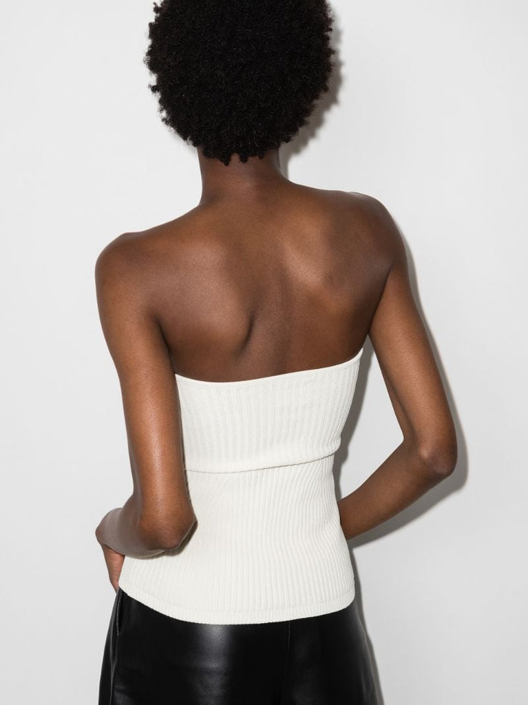 Lucie Ribbed Knit Bustier