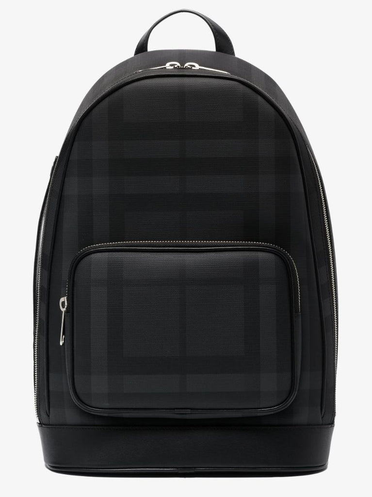 Black Rocco Tonal Check Backpack