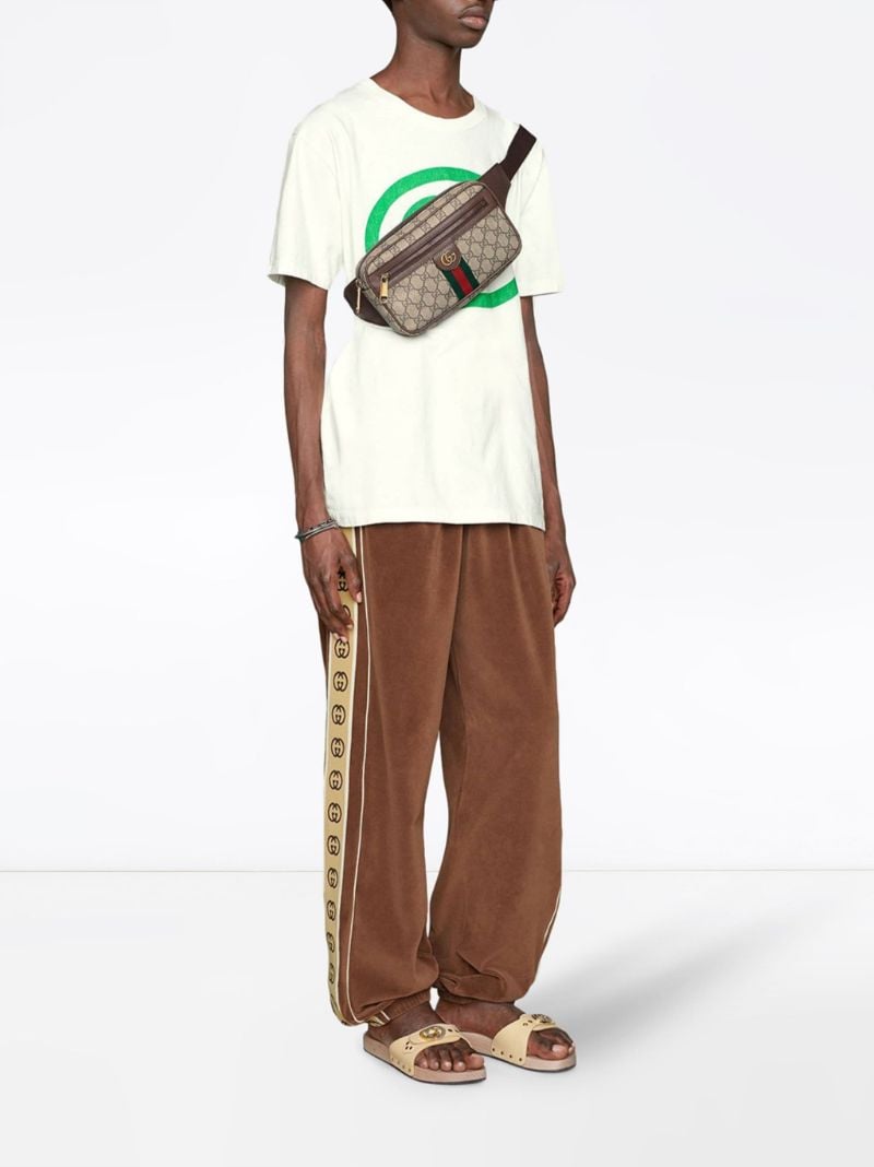 Brown Ophidia Gg Belt Bag