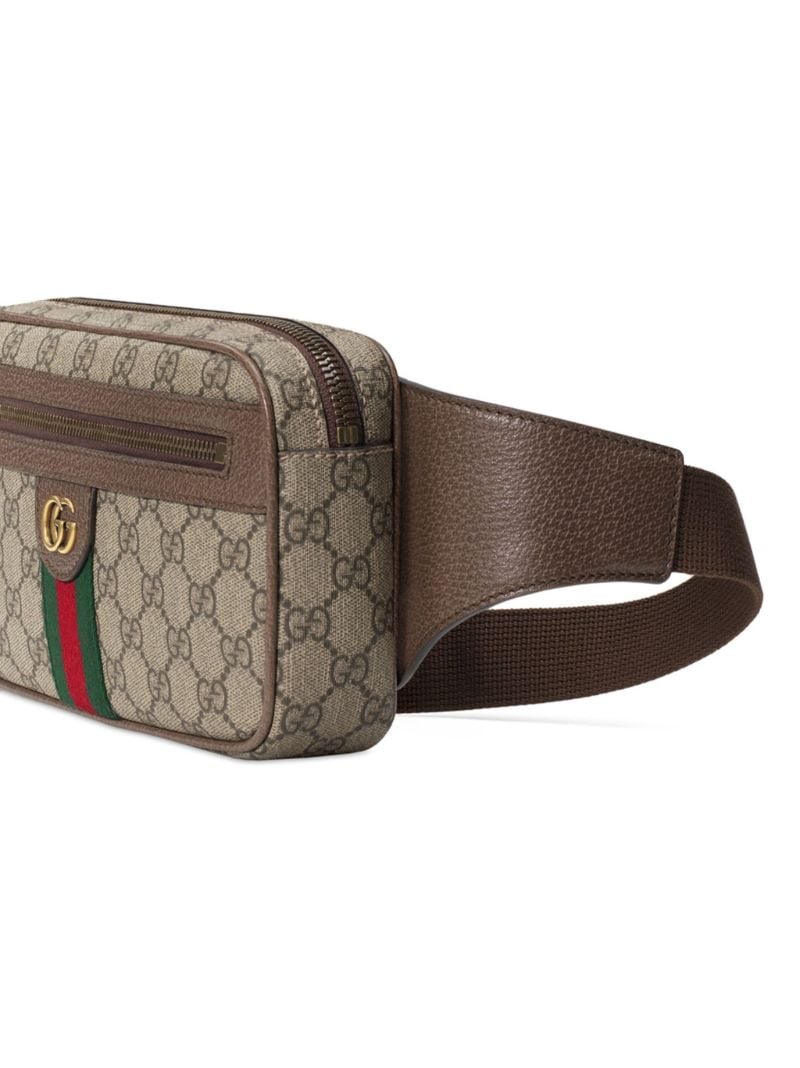 Brown Ophidia Gg Belt Bag