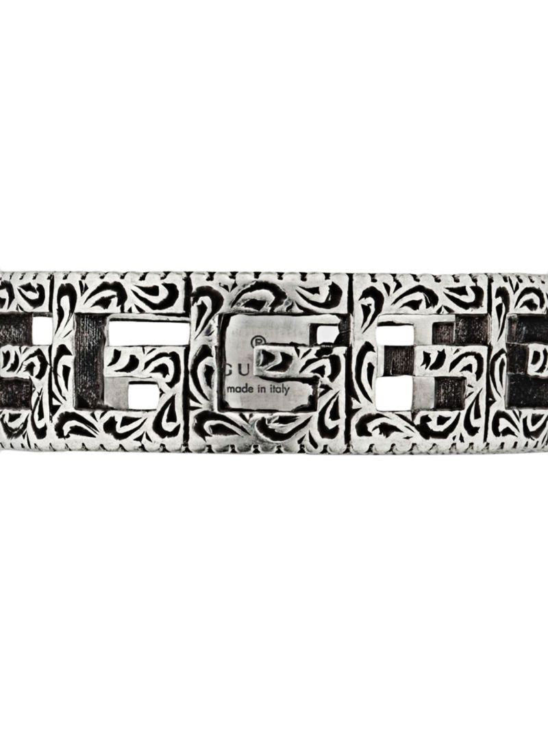 Silver Ring with Square G