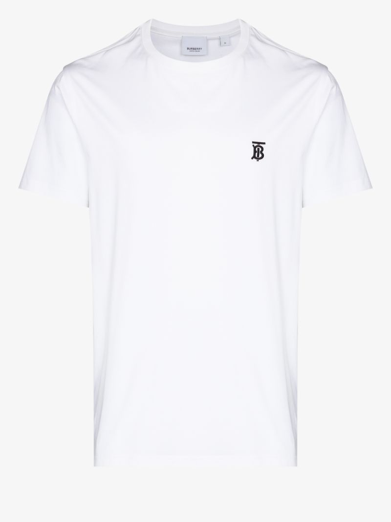 White Monogram Logo T-shirt