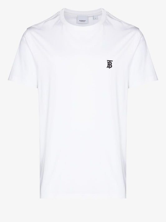 White Monogram Logo T-shirt