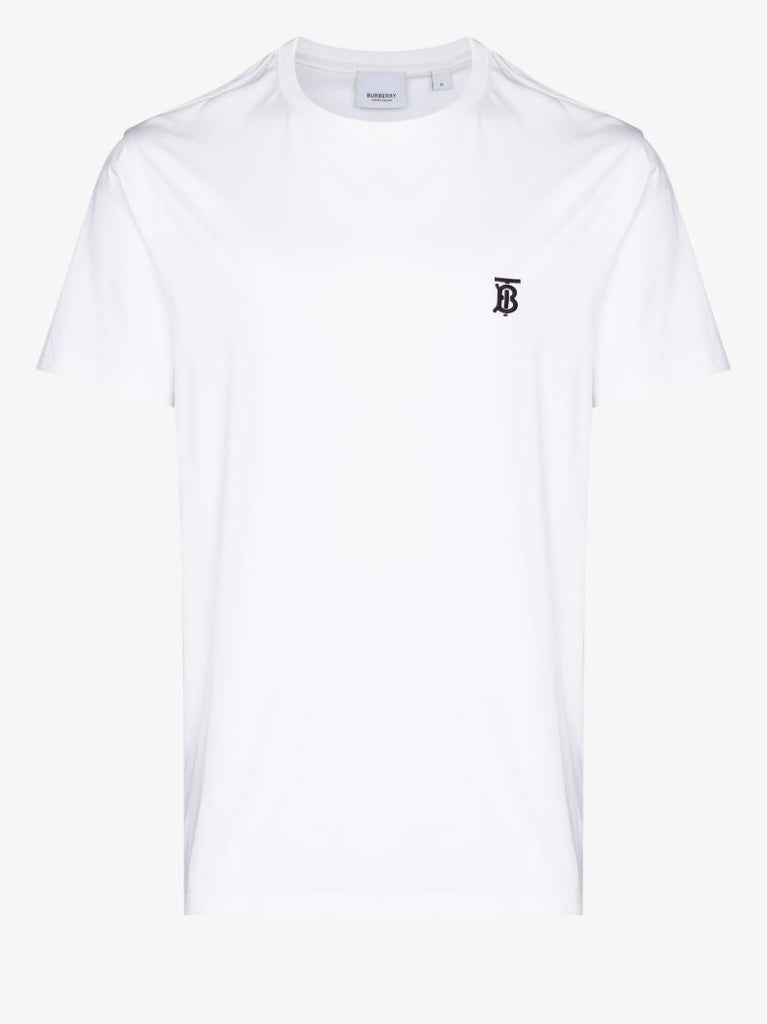 White Monogram Logo T-shirt