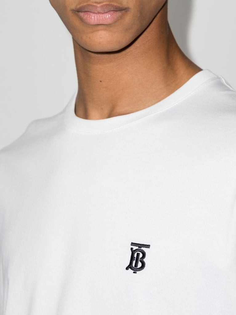 White Monogram Logo T-shirt
