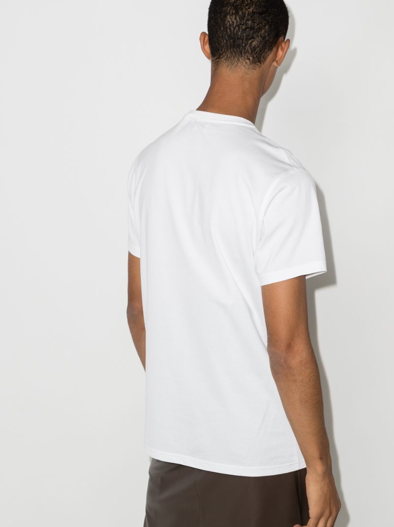 White Monogram Logo T-shirt