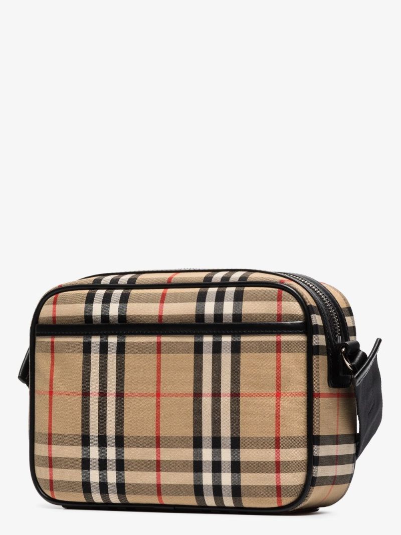 Brown Vintage Check Cross Body Bag