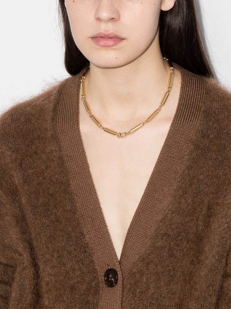 18k Yellow Gold Element Chain Necklace