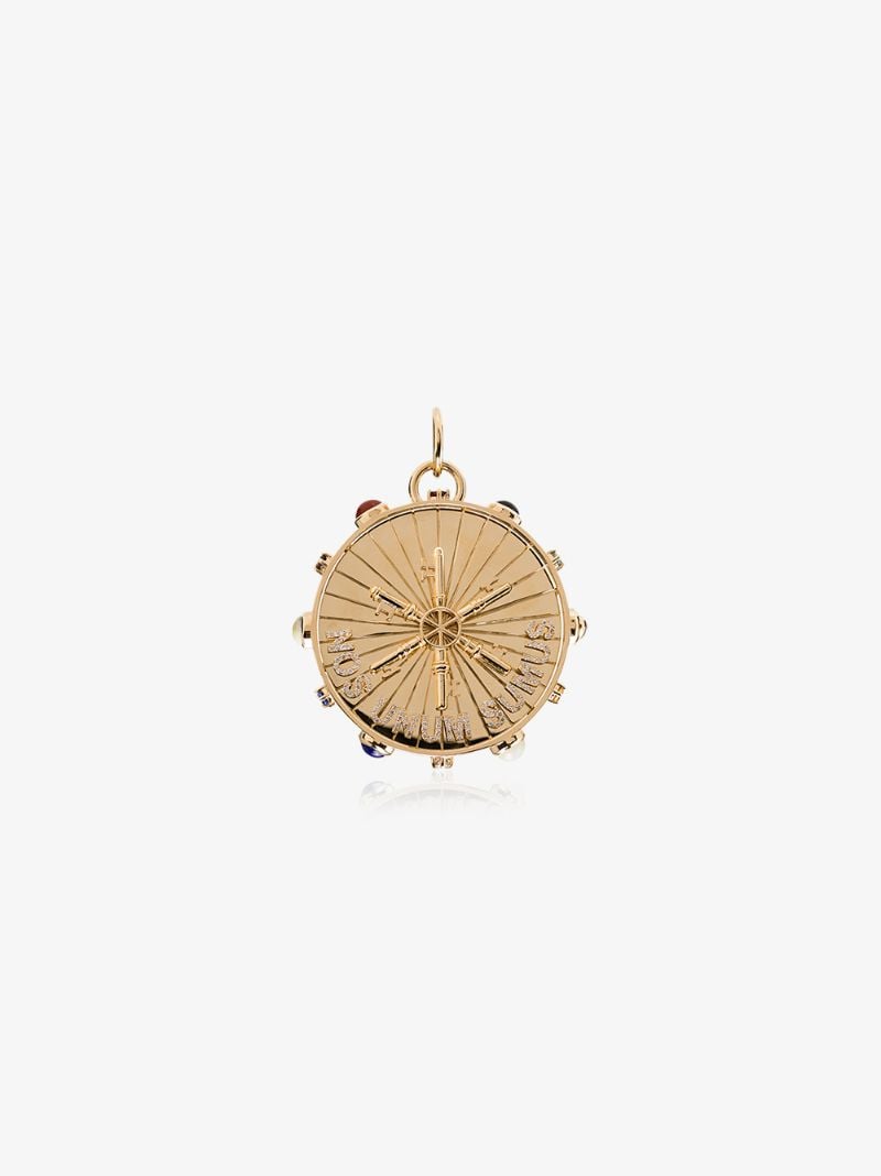 18k Yellow Gold Aether Cross Keys Charm