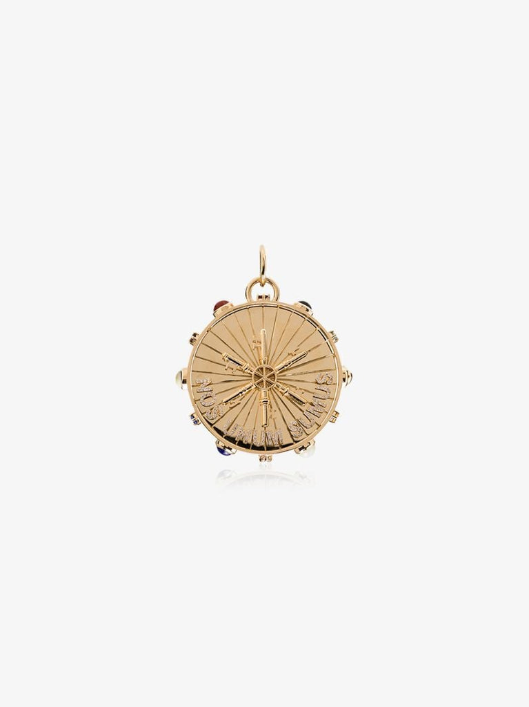 18k Yellow Gold Aether Cross Keys Charm