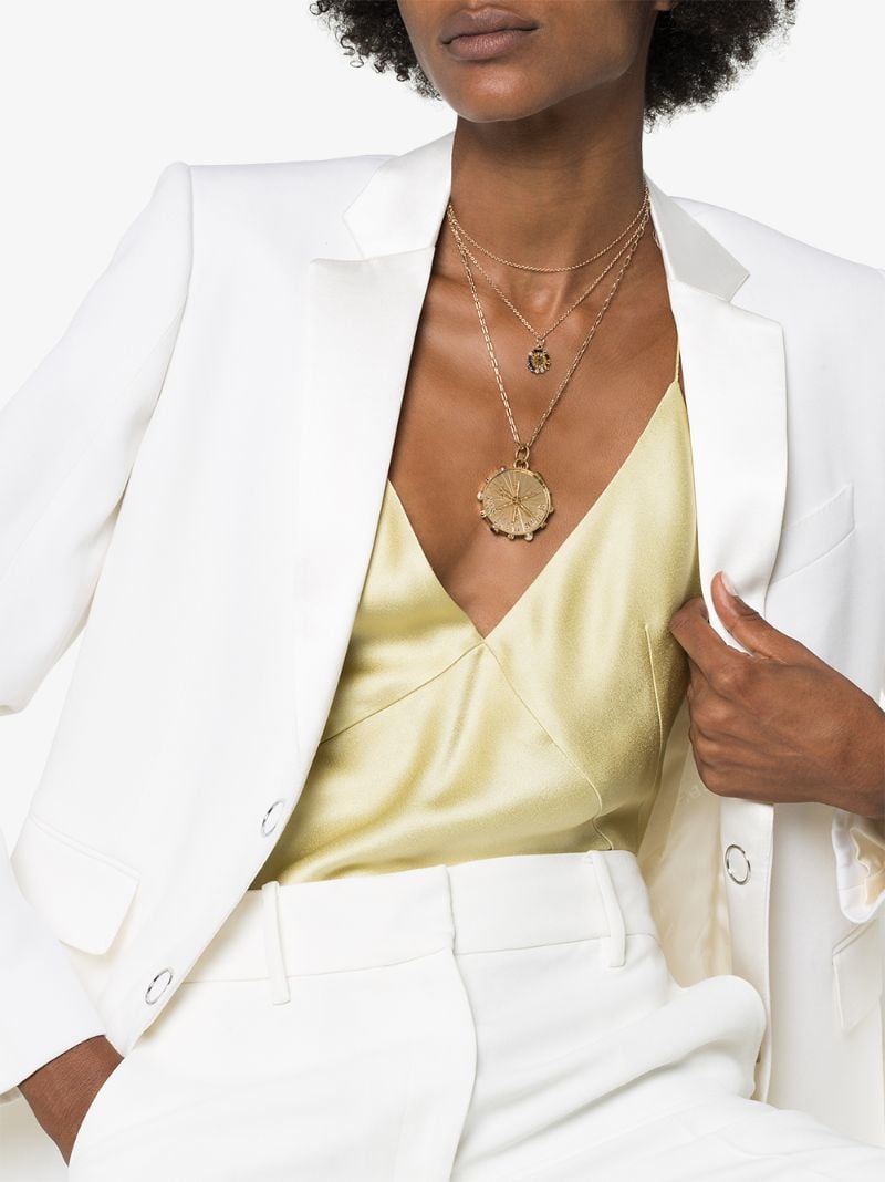 18k Yellow Gold Aether Cross Keys Charm