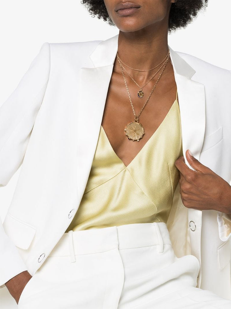 18k Yellow Gold Aether Cross Keys Charm