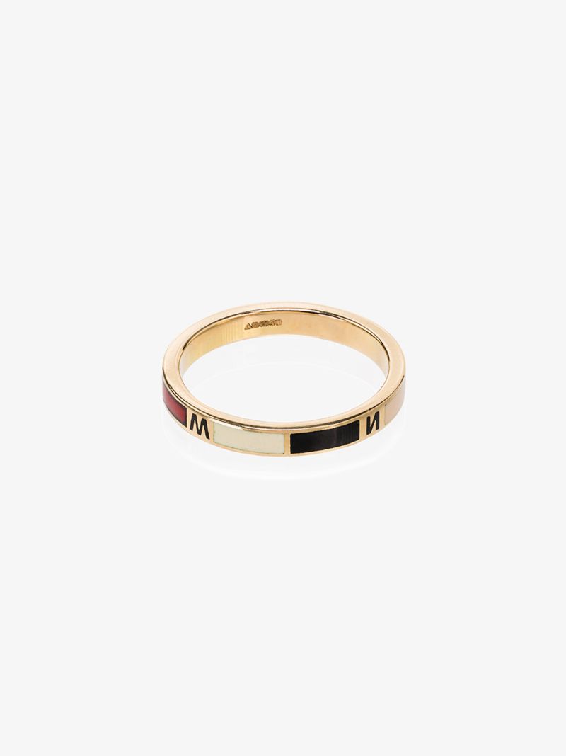 18k Yellow Gold Course Correction Thin Band Ring