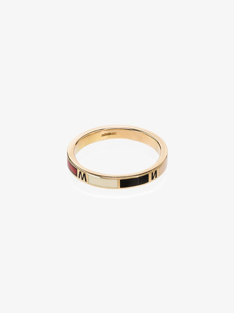 18k Yellow Gold Course Correction Thin Band Ring