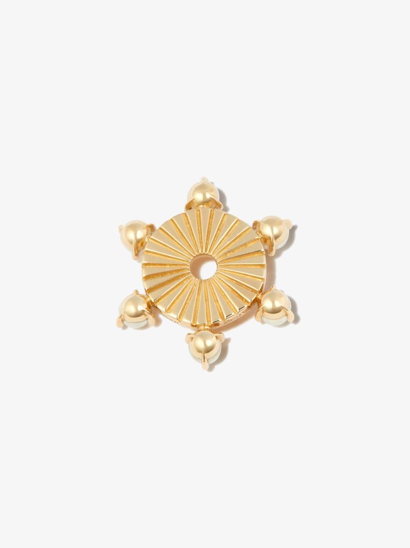 18k Yellow Gold Element Pearl Charm