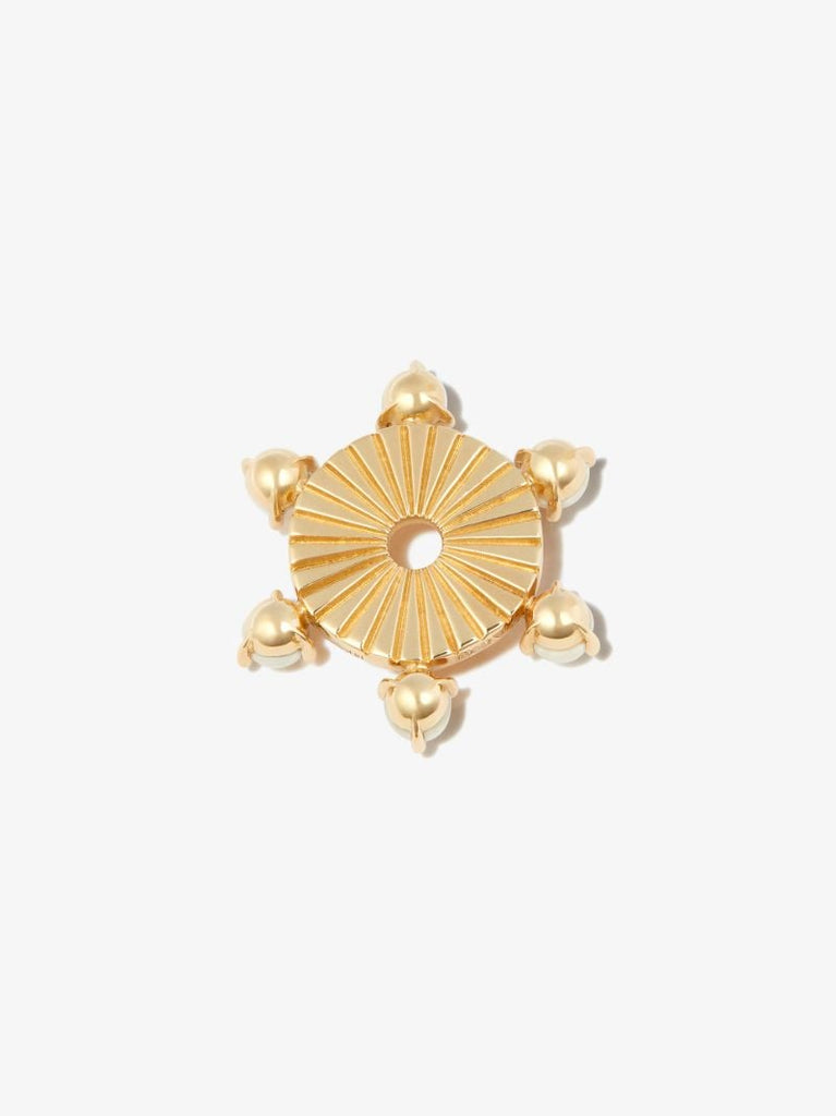 18k Yellow Gold Element Pearl Charm