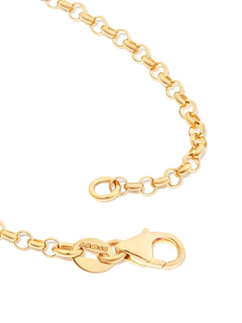18k Yellow Gold True Love Pendant Bracelet