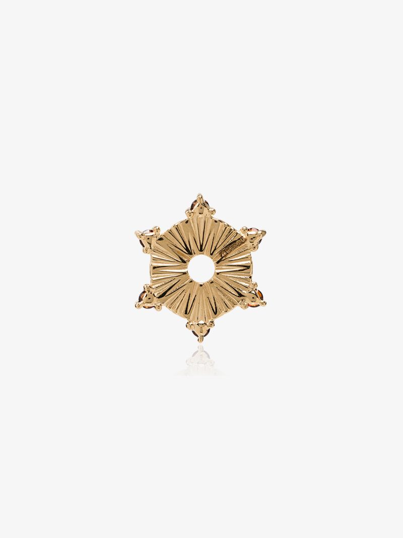18k Yellow Gold Citrine Element Charm