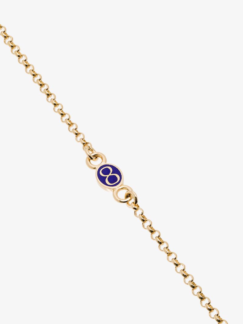 18k Yellow Gold Karma Pendant Bracelet