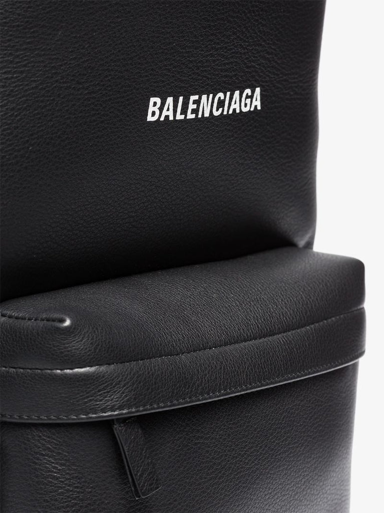 Black Everyday Leather Backpack