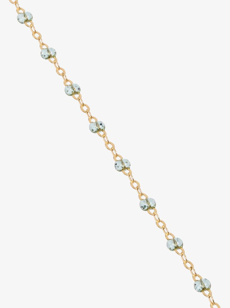 18k Yellow Gold Blue Beaded Bracelet