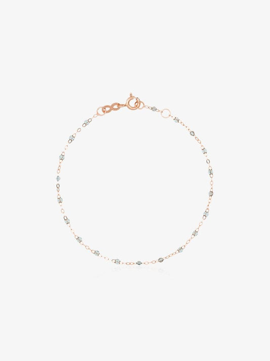 18k Rose Gold Beaded Bracelet