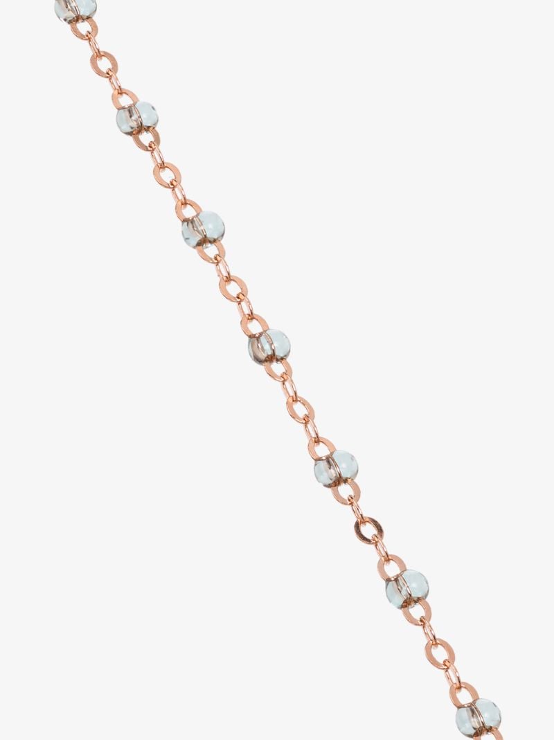 18k Rose Gold Beaded Bracelet