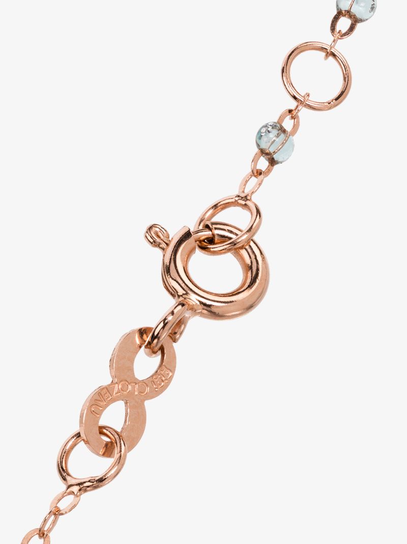 18k Rose Gold Beaded Bracelet