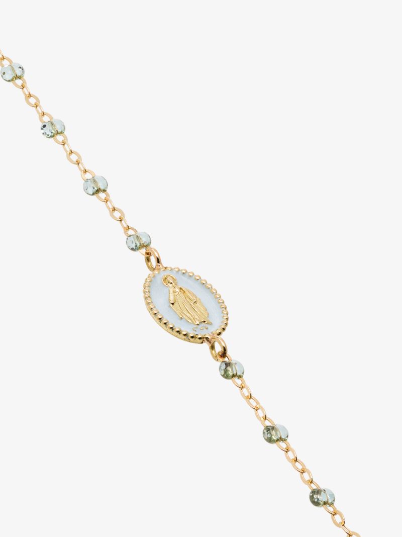18k Yellow Gold Mini Madone Bracelet