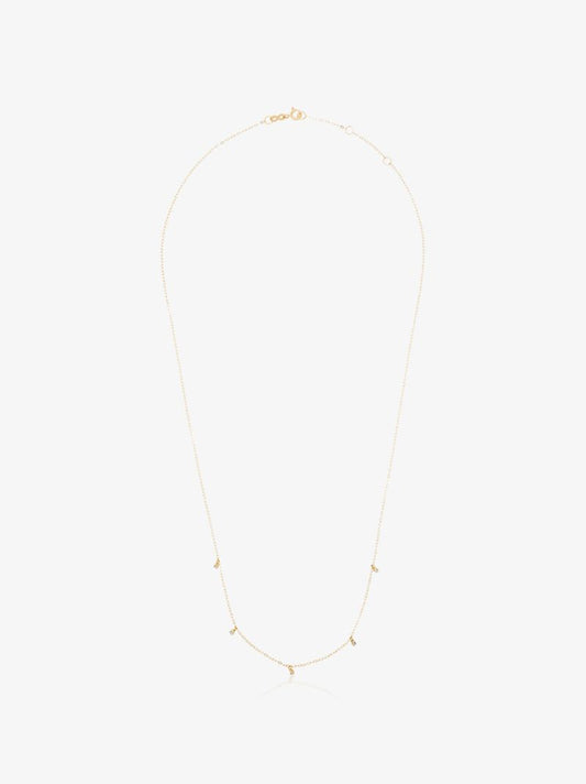 18k Yellow Gold Diamond Necklace