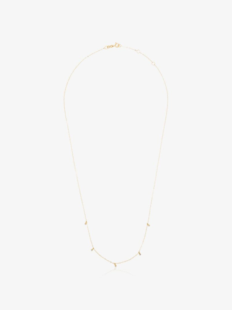 18k Yellow Gold Diamond Necklace