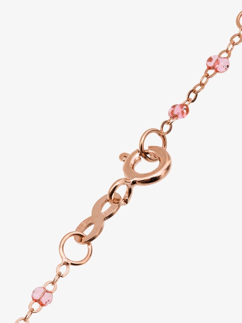 18k Rose Gold Mary Charm Diamond Necklace
