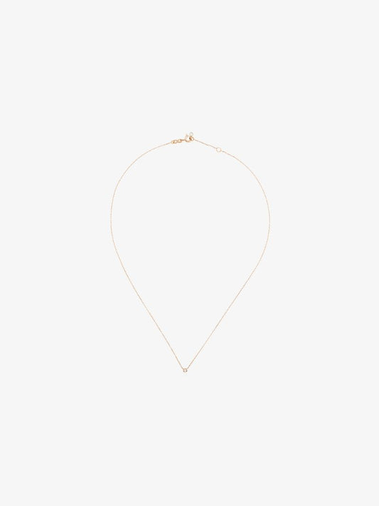 18k Rose Gold Diamond Necklace