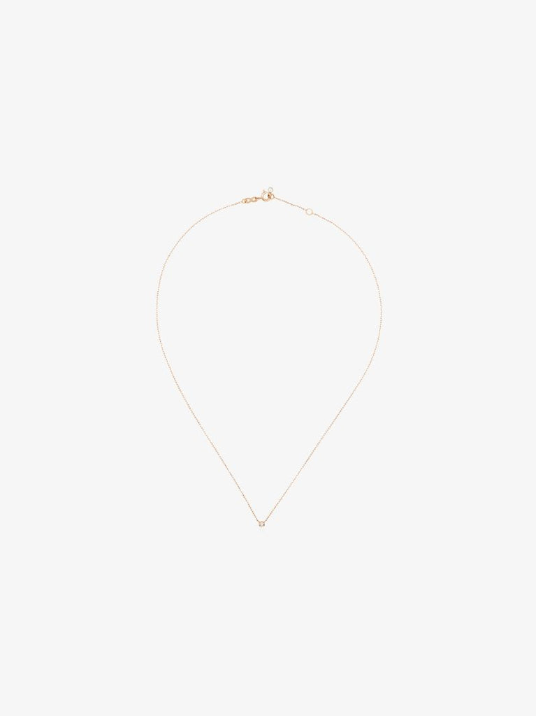 18k Rose Gold Diamond Necklace