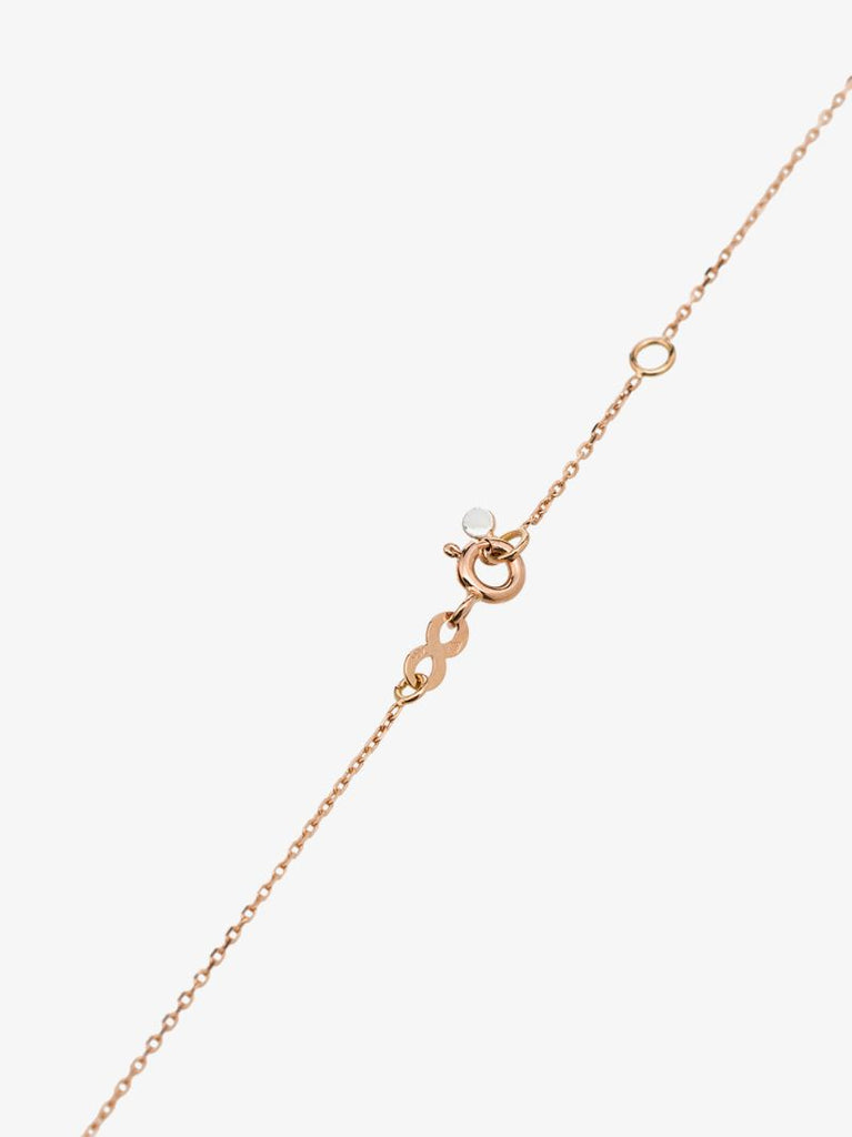 18k Rose Gold Diamond Necklace