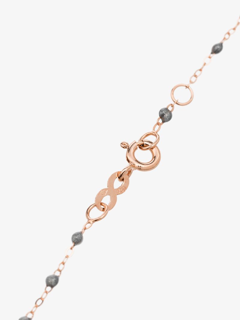 18k Gold with Silver Tone Bead Bracelet
