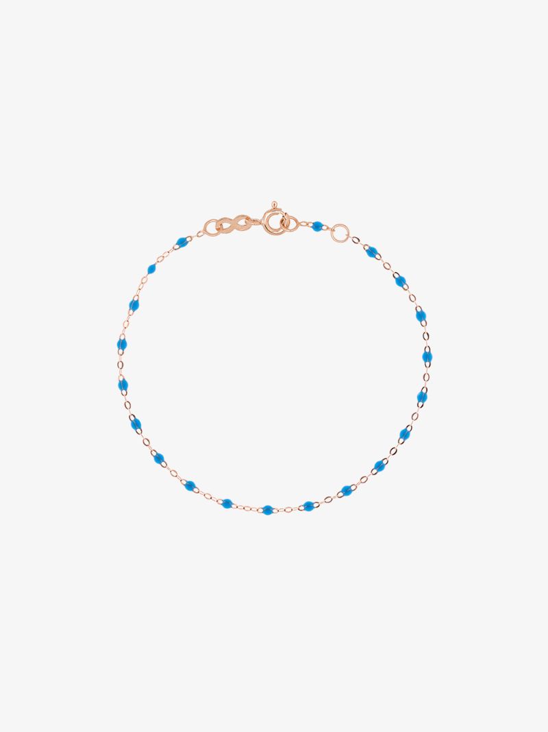 18k Rose Gold Classic Bead Bracelet