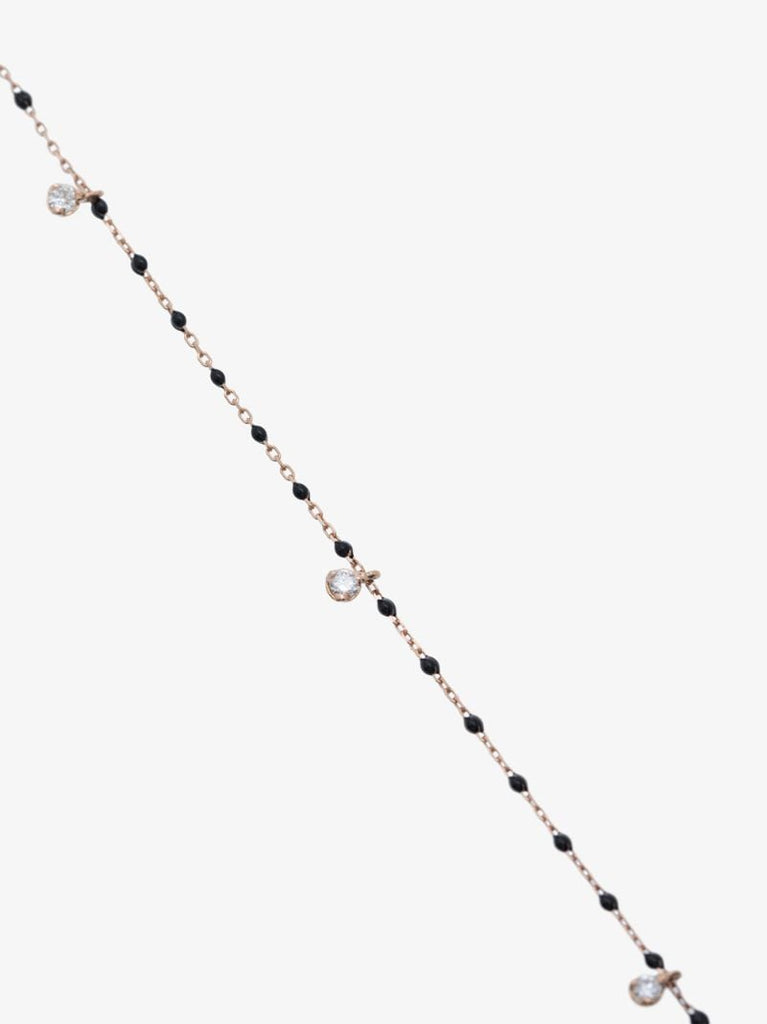 18k Rose Gold Four Diamond Mini Bracelet