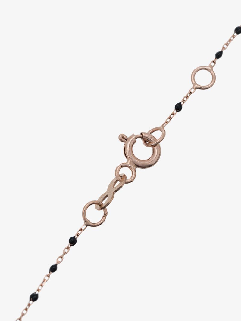 18k Rose Gold Four Diamond Mini Bracelet