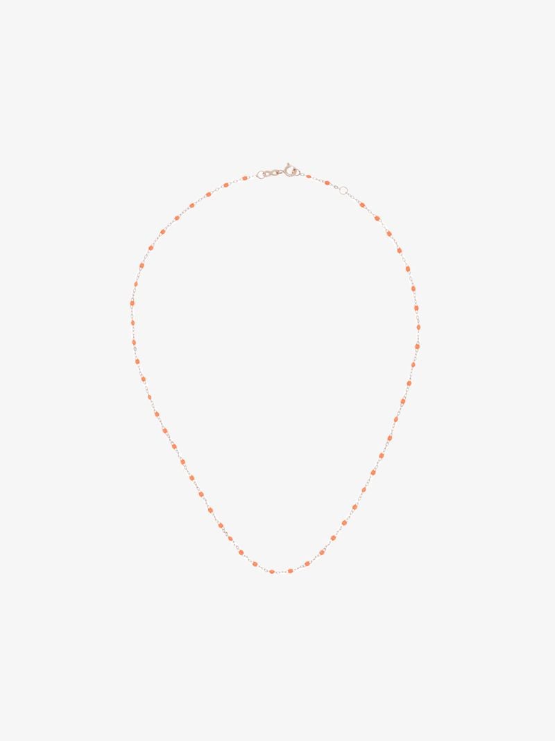 18k Yellow Gold Beaded Necklace