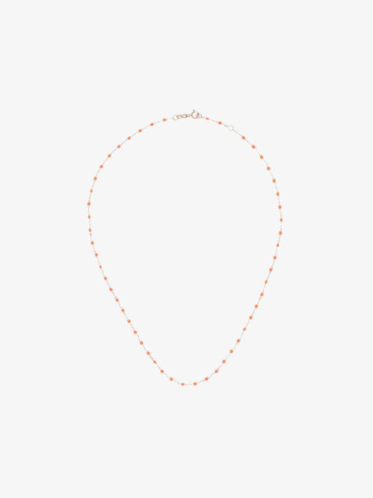 18k Yellow Gold Beaded Necklace