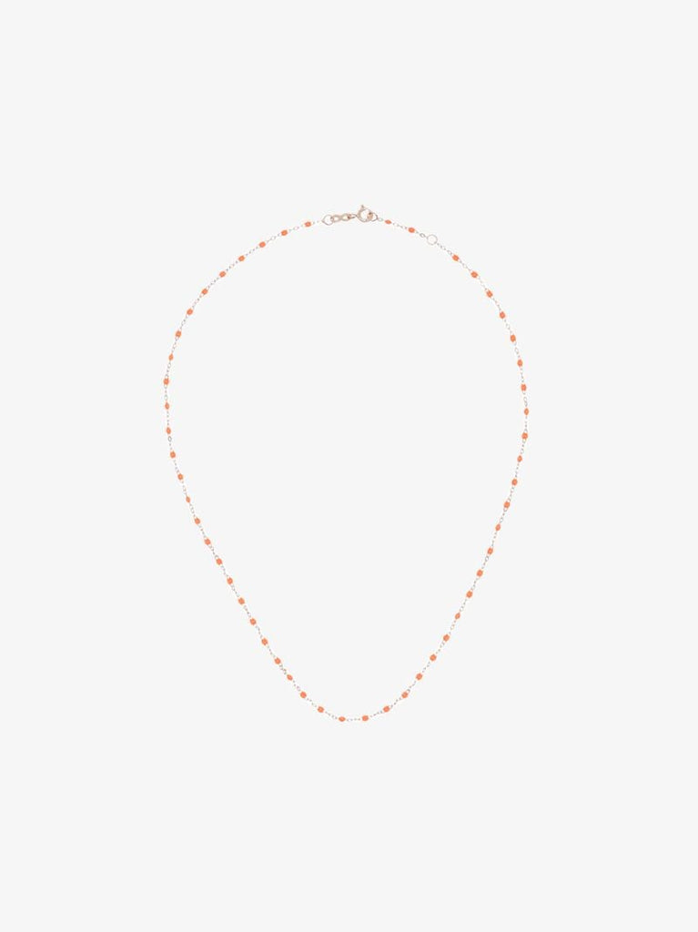 18k Yellow Gold Beaded Necklace