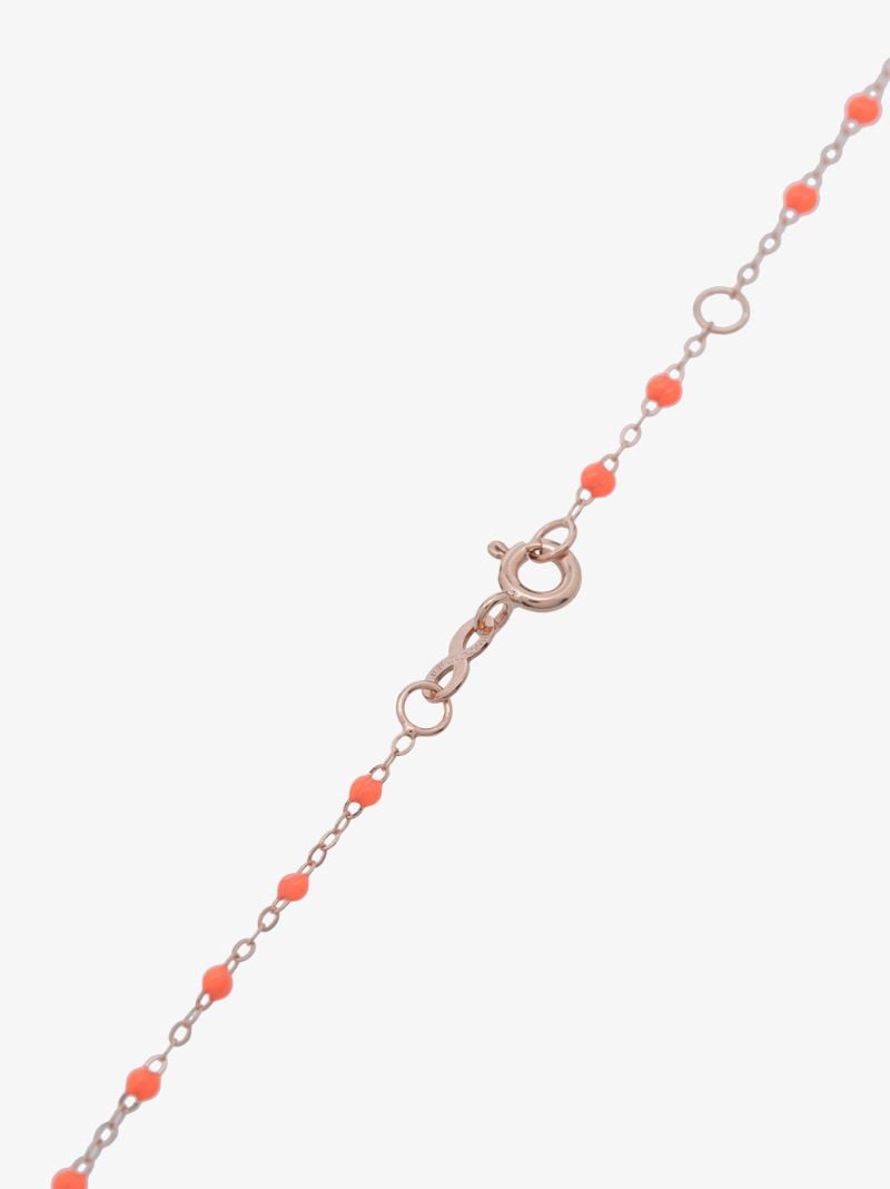 18k Yellow Gold Beaded Necklace