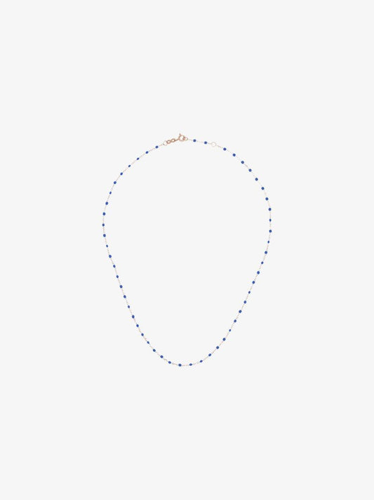 18k Rose Gold Beaded Necklace
