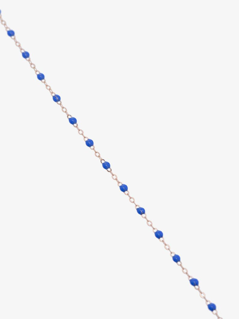 18k Rose Gold Beaded Necklace