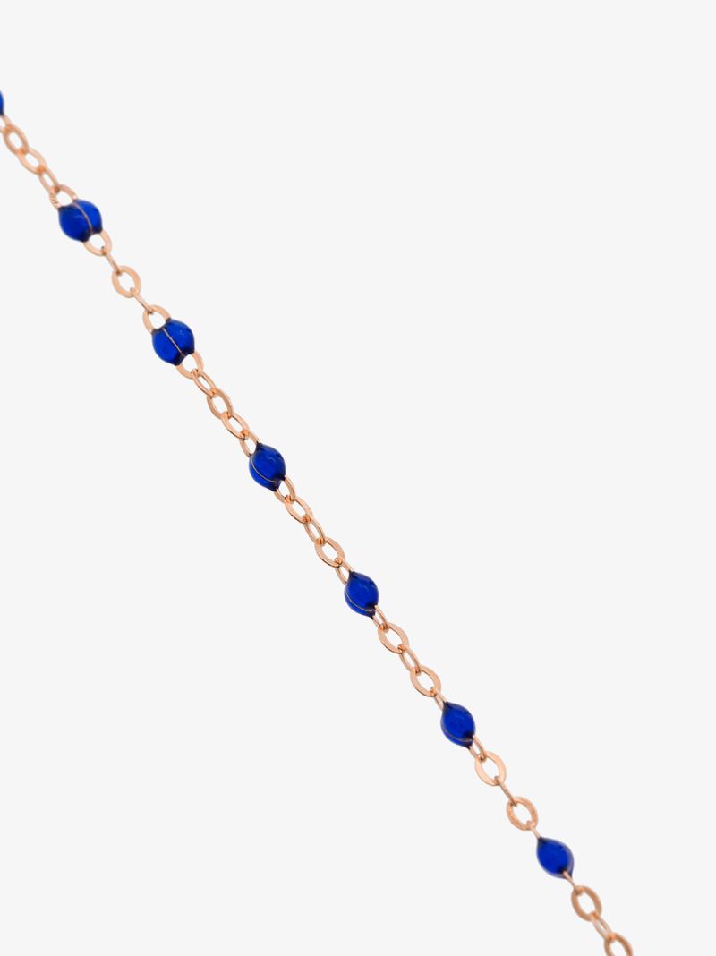 18k Rose Gold Beaded Necklace