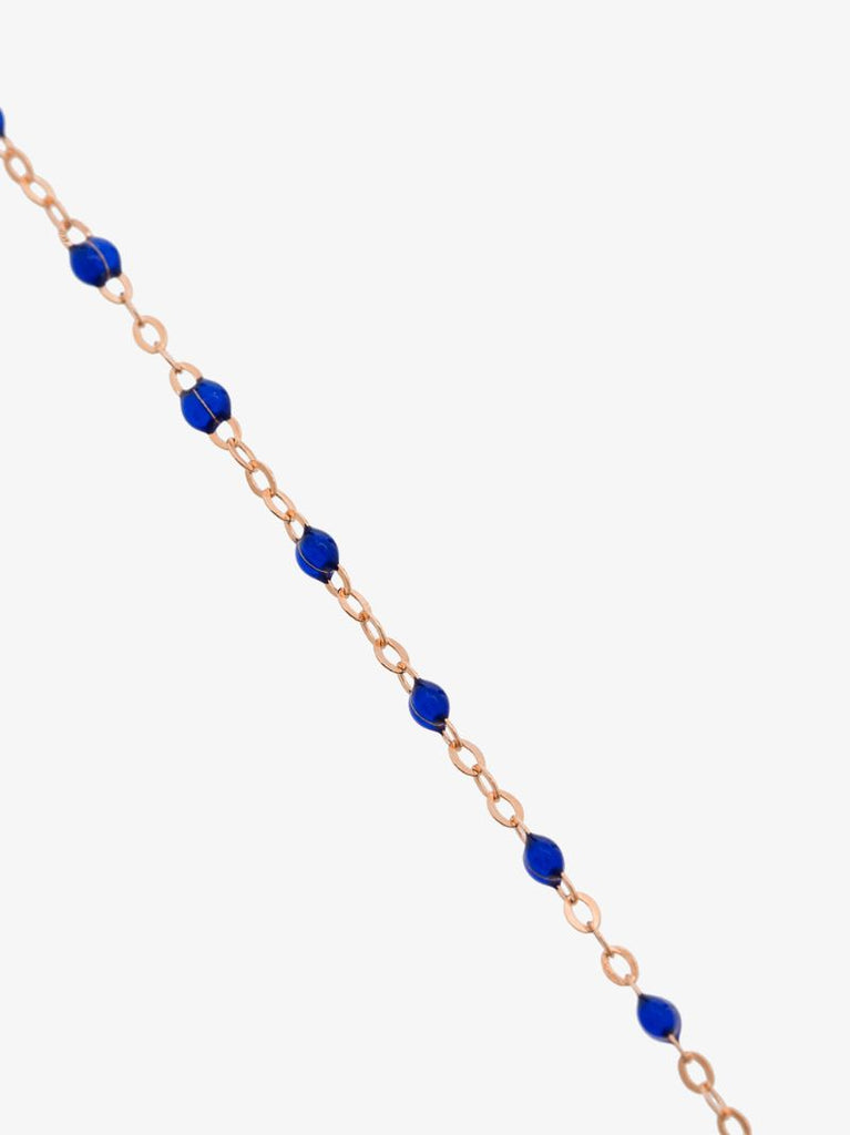 18k Rose Gold Beaded Necklace