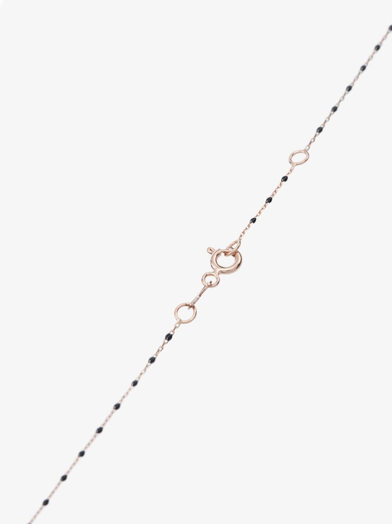 18k Yellow Gold Beaded Three Diamond Necklace