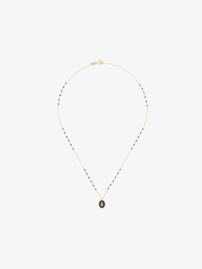 18k Yellow Gold Penguin Charm Necklace