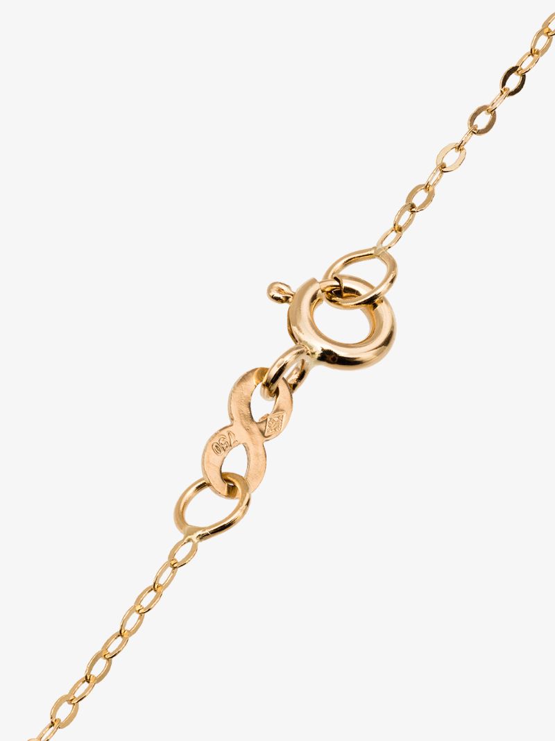 18k Yellow Gold Penguin Charm Necklace